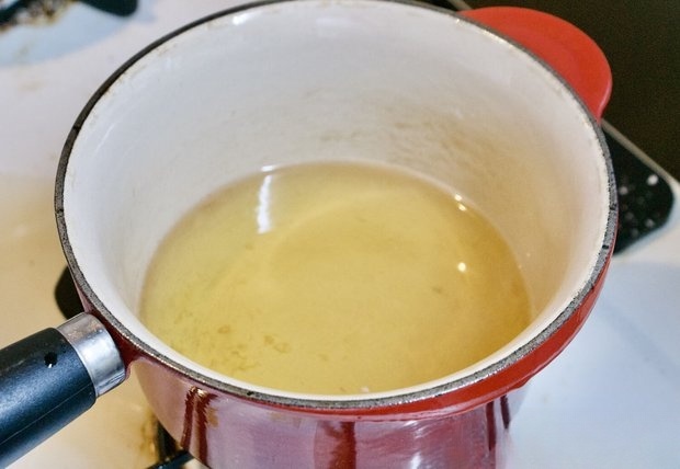 ピクルス液を沸騰させ冷ます