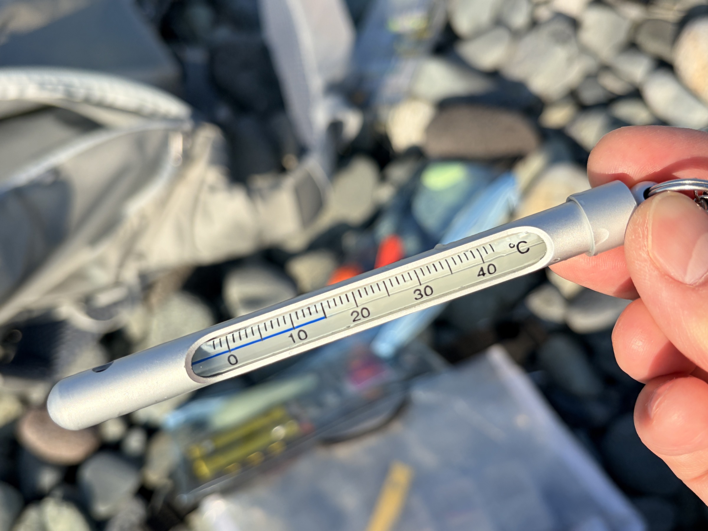 海水温15℃