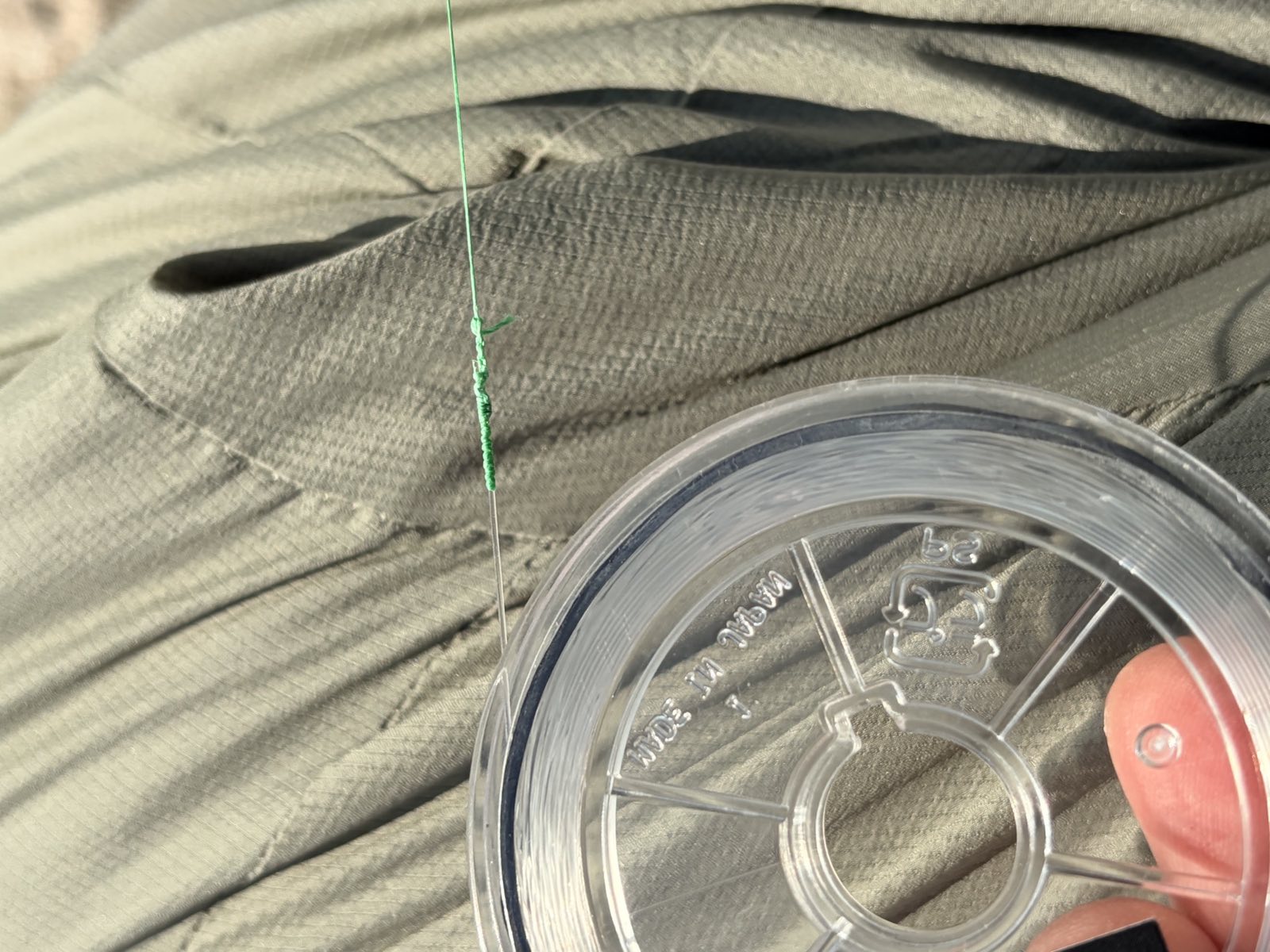 PE1.2号 – FGノット – フロロ25lb