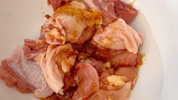 調味料に漬ける