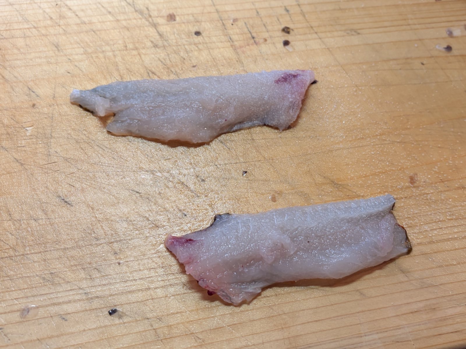 アカササノハベラの三枚おろし