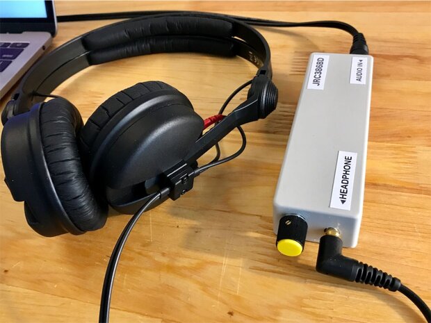 自作ヘッドホンアンプとSENNHEISER HD25