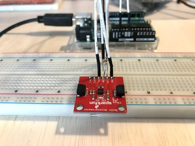 Arduinoで加速度センサMMA8452Qの使い方