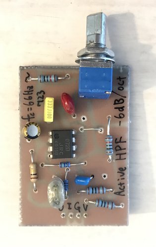 Active High-pass Filter Module