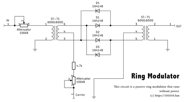 Ring Modulator Schematic