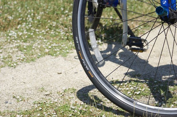 クロスバイクのタイヤ交換完了