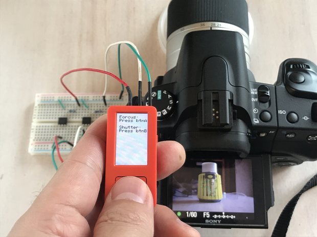 SONY α350をArduinoで制御