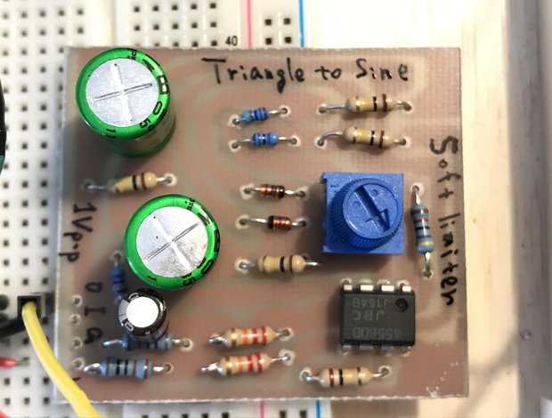 Triangle to Sine shaper module