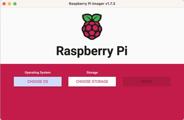 「CHOOSE OS」を選択