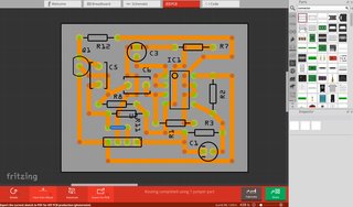 Fritzingでフットプリント制作〜GIMPで実寸サイズのPDFを書き出す