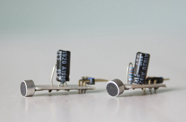 ファンタム電源供給のピンマイクの完成