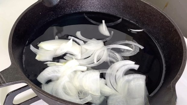 玉ねぎと水