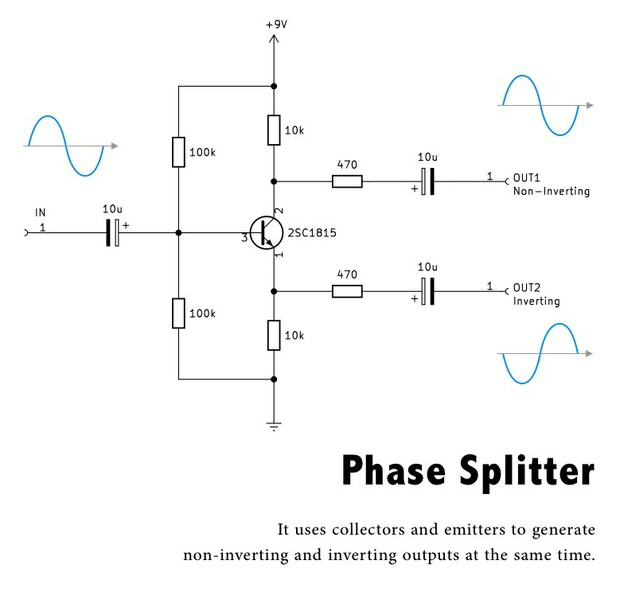 Phase Splitter Schematic