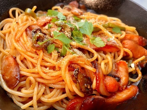 ナポリタンの完成