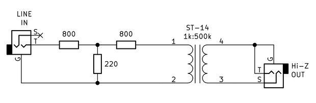 リバースDI「Re:AMP」の回路図