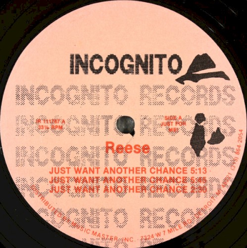 Reese『Just Want Another Chance』のシングルジャケット