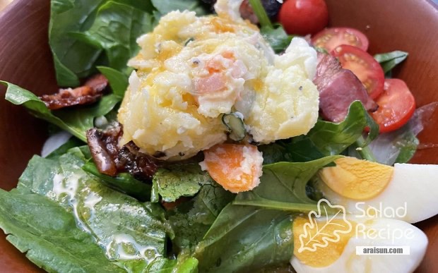 居酒屋風ほうれん草サラダの作り方・レシピ｜葉をパリッと戻す